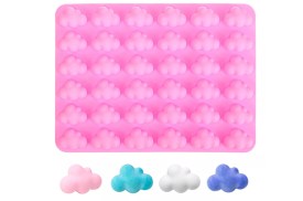 Molde silicona 36 nubecitas